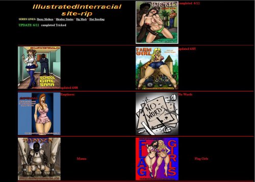 SiteRip Illustrated Interracial [group of painters]