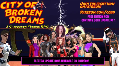 City of Broken Dreams: A Femdom Superhero Game